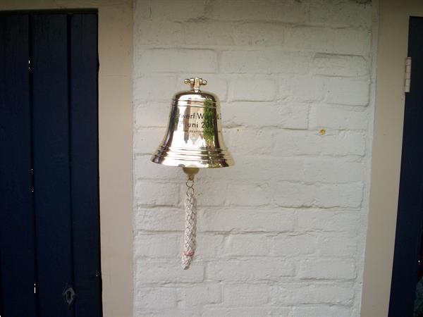 Grote foto messing booteigenaarplaat bootregistratieplaat watersport en boten zeilen en zeiltoebehoren