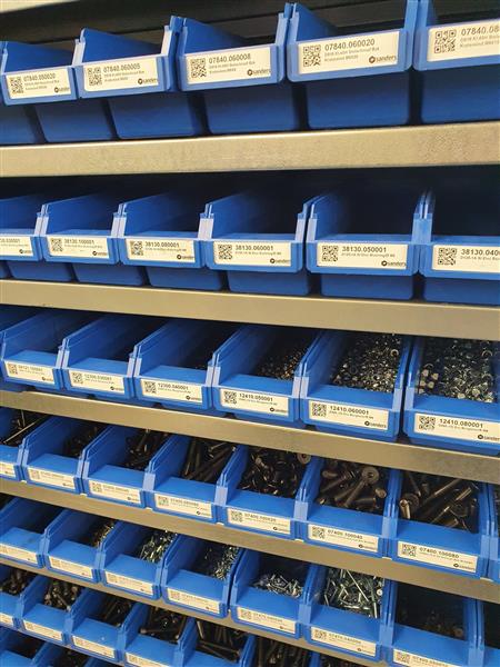 Grote foto magazijn ladekast en onderdelenkast hagisto doe het zelf en verbouw magazijnstellingen