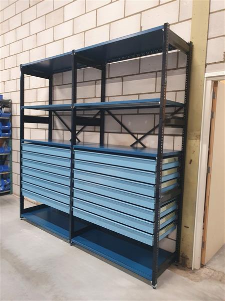 Grote foto magazijn ladekast en onderdelenkast hagisto doe het zelf en verbouw magazijnstellingen