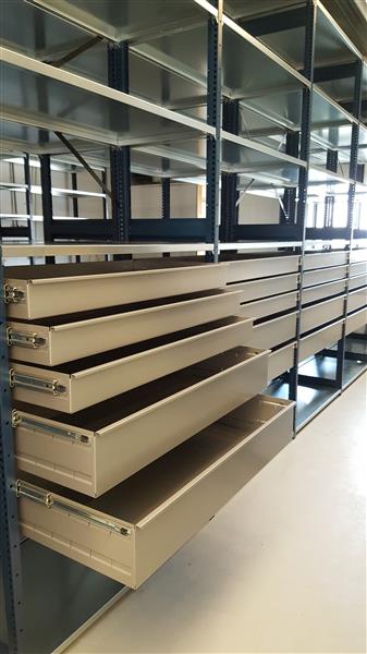 Grote foto magazijn ladekast en onderdelenkast hagisto doe het zelf en verbouw magazijnstellingen