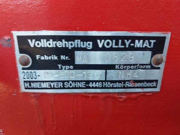 Grote foto niemeyer volly mat 3 schaar ploeg agrarisch ploegen