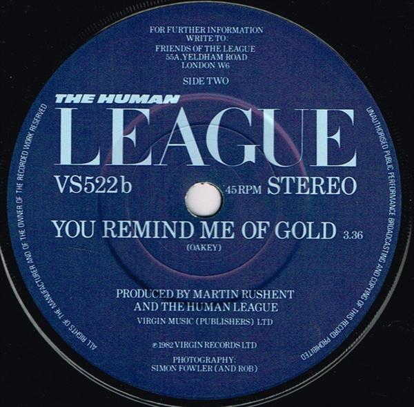 Grote foto the human league mirror man muziek en instrumenten platen elpees singles