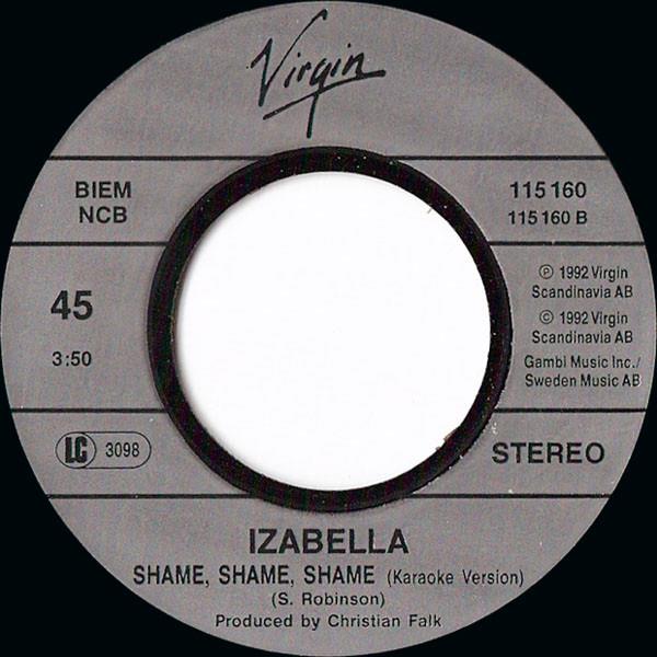 Grote foto izabella shame shame shame muziek en instrumenten platen elpees singles