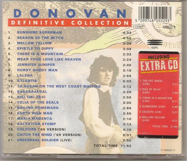 Grote foto donovan definitive collection muziek en instrumenten cds minidisks cassettes