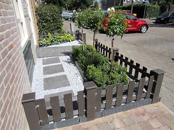 Grote foto tuinhek composiet 40 cm hoog tuin en terras hekken en schuttingen