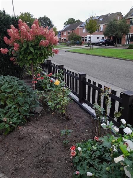 Grote foto tuinhek composiet 40 cm hoog tuin en terras hekken en schuttingen