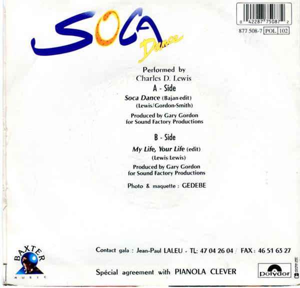 Grote foto charles d. lewis soca dance muziek en instrumenten platen elpees singles