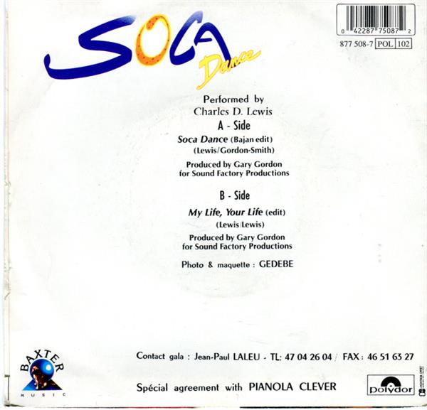 Grote foto charles d. lewis soca dance muziek en instrumenten platen elpees singles