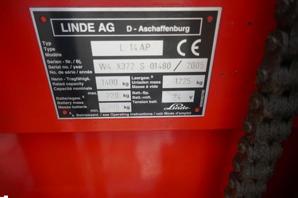 Grote foto vs 21298 elektrische triplex stapelaar linde l14 freelift doe het zelf en verbouw hefwerktuigen