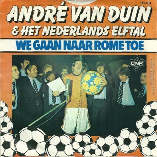 Grote foto andr van duin het nederlands elftal nederland die heeft de bal muziek en instrumenten platen elpees singles