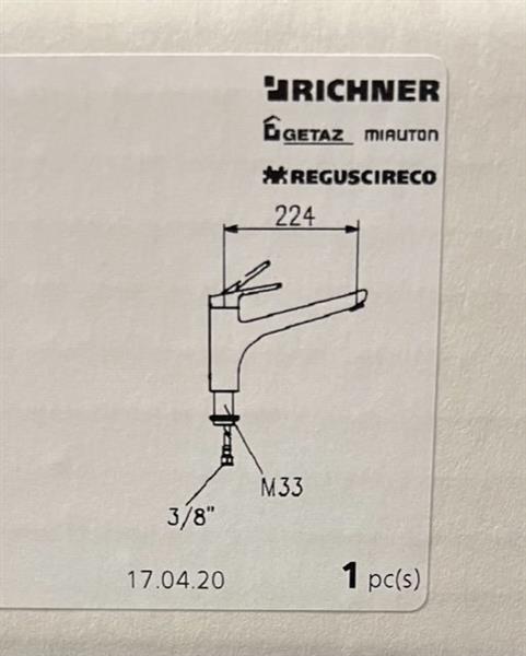 Grote foto kwc kwc keukenkraan procasa tre chroom doe het zelf en verbouw sanitair