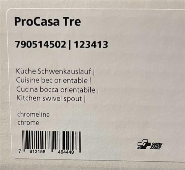 Grote foto kwc kwc keukenkraan procasa tre chroom doe het zelf en verbouw sanitair