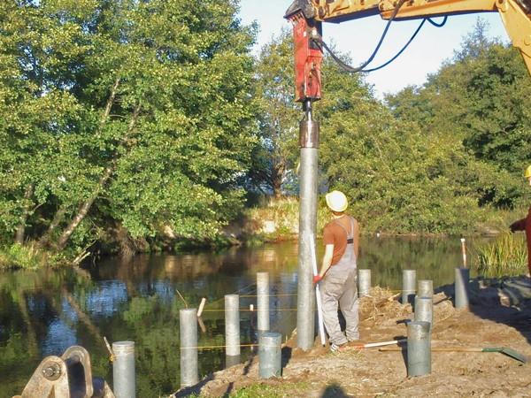 Grote foto keerwanden grondkeringen met hoekstukken vol kunststof tuin en terras tuinmeubelen