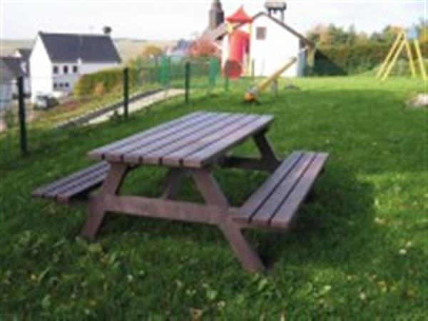 Grote foto kunststof balken voor picknicktafels en zittingen tuin en terras tuinmeubelen
