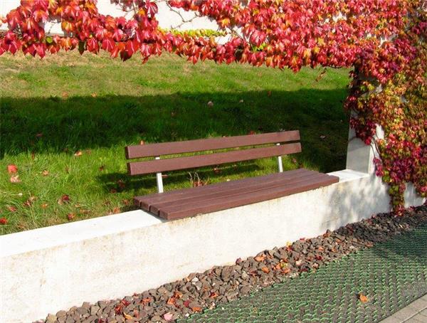 Grote foto geheel kunststof hekken toog of recht tuin en terras tuinmeubelen