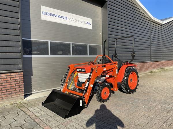 Grote foto kubota b1600 4wd 20 pk minitractor frontlader nieuwstaat agrarisch tractoren