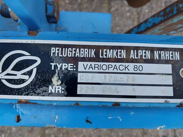 Grote foto lemken variopack 80 vorenpakker met crosskill rol 1.4 meter breed agrarisch ploegen