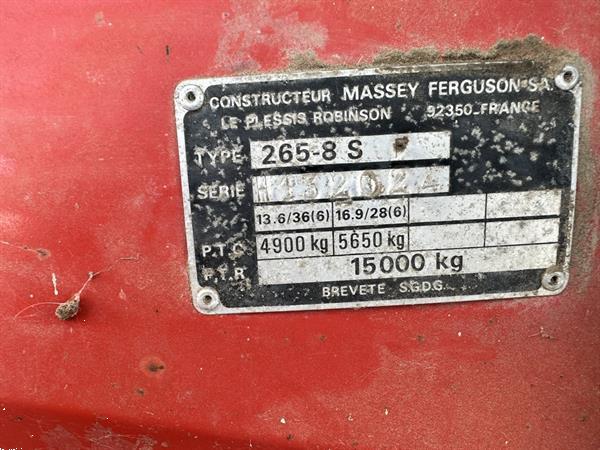Grote foto massey ferguson 265 agrarisch tractoren