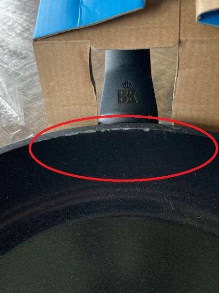 Grote foto bk easy induction ceramic koekenpannenset 24 28 cm pfas vrij pan heeft wat krasjes op de r huis en inrichting kookgerei