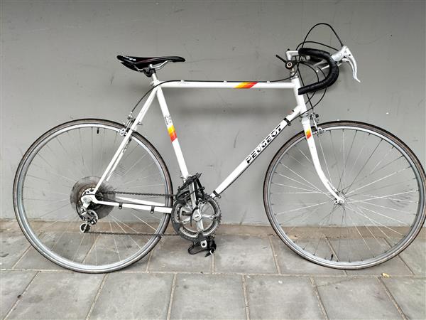 Grote foto retro fiets fietsen en brommers sportfietsen