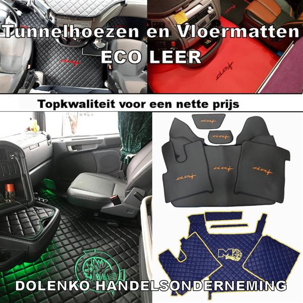 Grote foto truck eco leather tunnelhoezen en vloermatten auto onderdelen accessoire delen