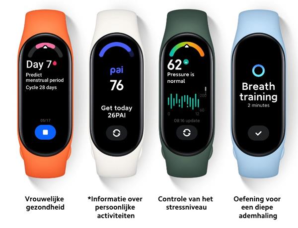 Grote foto xiaomi mi band 7 activity tracker eu zwart beauty en gezondheid overige beauty en gezondheid