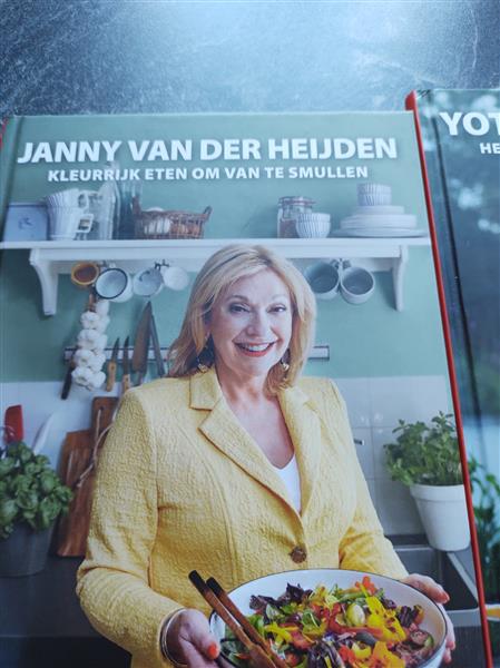 Grote foto kookboeken uit de serie koken met kanjers 4 stuks boeken kookboeken