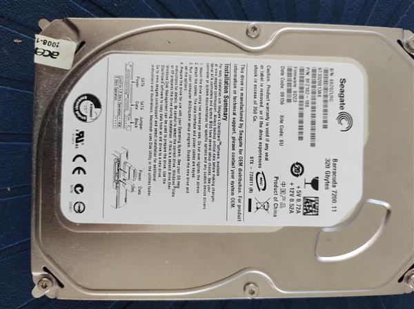 Grote foto hdd seagate barracuda 320gb computers en software harde schijven