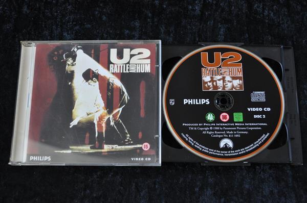 Grote foto u2 rattle and hum philips video cd cdi spelcomputers games overige games