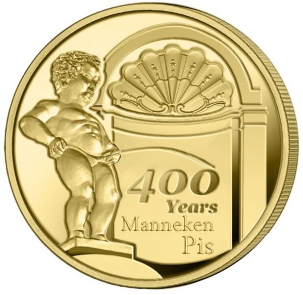 Grote foto belgi 2 5 euro 2019 manneken pis coincard frans verzamelen munten overige