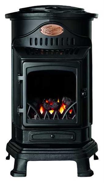 Grote foto provence mobiele potkachel op 10 kg propaangasfles huis en inrichting kachels en openhaarden