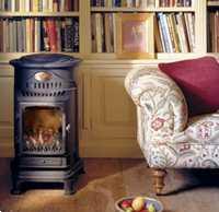 Grote foto provence mobiele potkachel op 10 kg propaangasfles huis en inrichting kachels en openhaarden