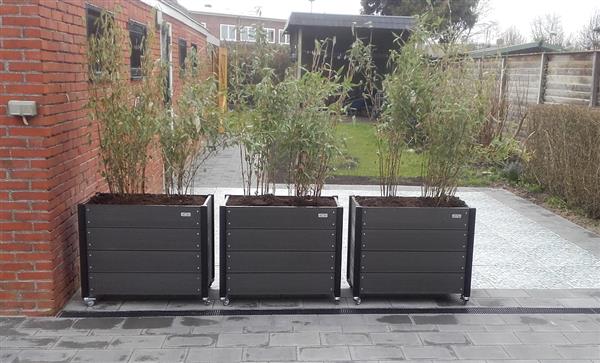 Grote foto bloembakken van composiet div afmetingen. tuin en terras bloembakken