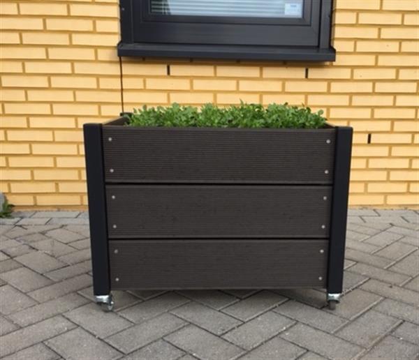 Grote foto bloembakken van composiet div afmetingen. tuin en terras bloembakken