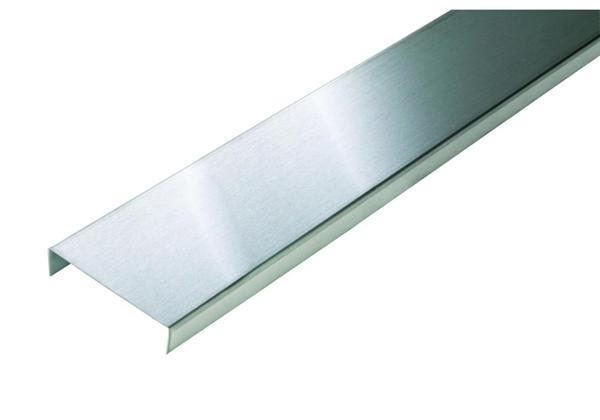 Grote foto rvs afwerk profiel voor glasblokken doe het zelf en verbouw glas en ramen