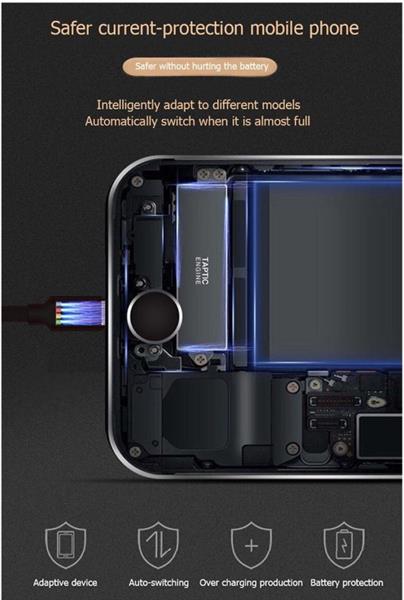 Grote foto drphone hybridx 2 meter kabel data opladen playstation 4 micro usb oplaadkabel zwart telecommunicatie opladers en autoladers