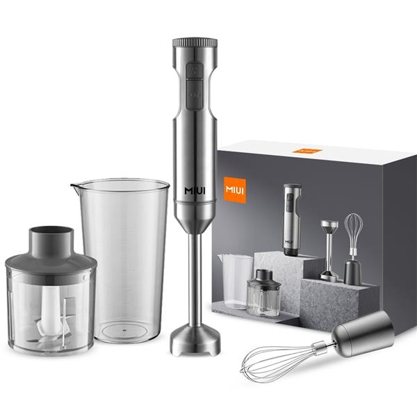 Grote foto miui 4 in 1 blender set handmixer rvs witgoed en apparatuur algemeen