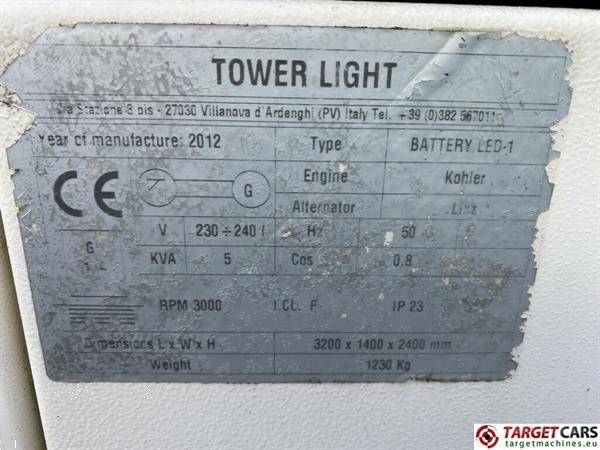 Grote foto towerlight battery led 1 hybrid towerlight 4x120w led doe het zelf en verbouw wegenbouw