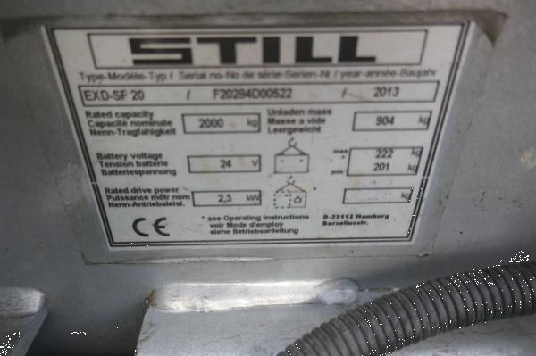 Grote foto vs 21320 elektrische duo stapelaar still 1580mm initiele lift doe het zelf en verbouw hefwerktuigen