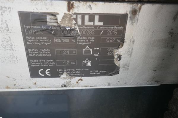 Grote foto vs 21328 elektrische duo stapelaar 2024mm initiele lift bj20118 doe het zelf en verbouw hefwerktuigen