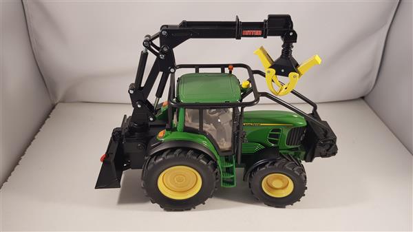 Grote foto john deere 7530 bosbouw tractor met lier siku hobby en vrije tijd 1 32