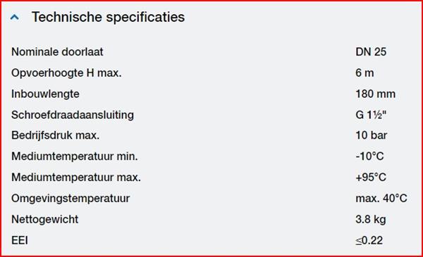 Grote foto nw biral a14 1 a label cv circulatiepomp doe het zelf en verbouw verwarming radiatoren