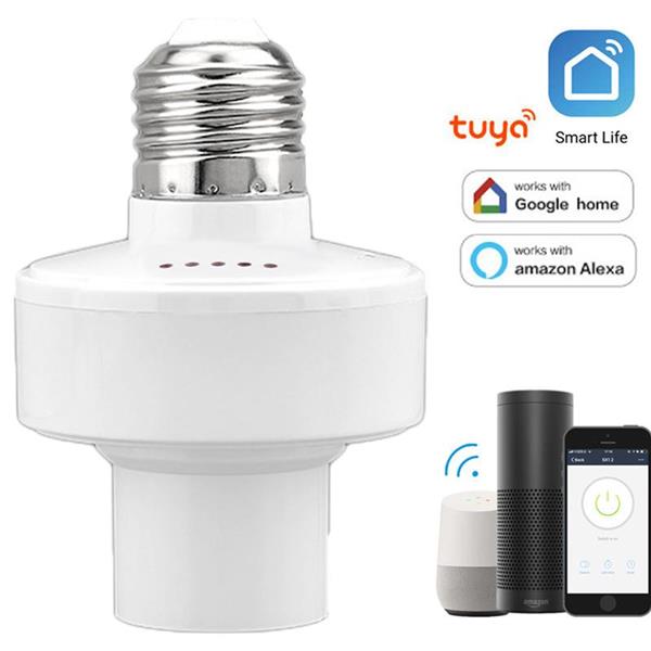 Grote foto afintek smart life slimme e27 adapter smart fitting huis en inrichting overige