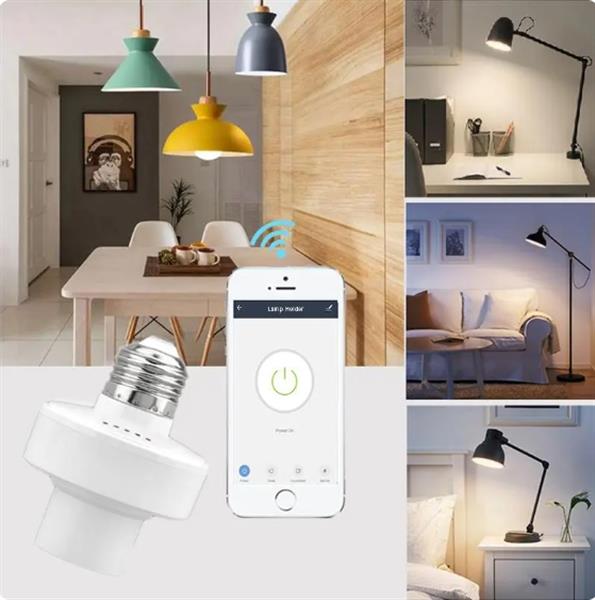 Grote foto afintek smart life slimme e27 adapter smart fitting huis en inrichting overige