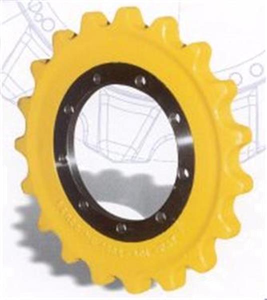 Grote foto onderrollen sprockets enz voor minigravers doe het zelf en verbouw kranen en graafmachines