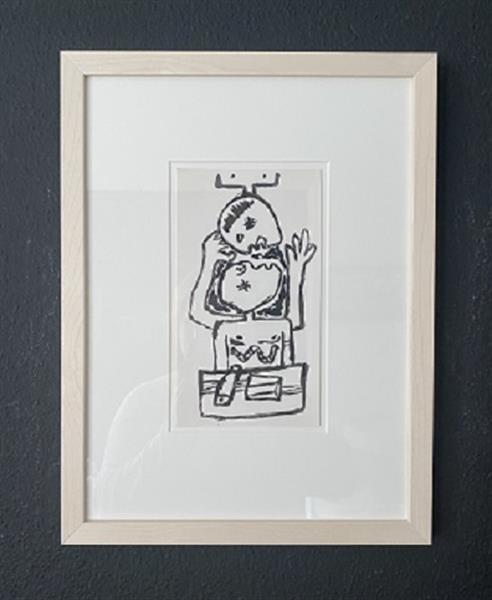 Grote foto corneille les amoureux antiek en kunst tekeningen en foto