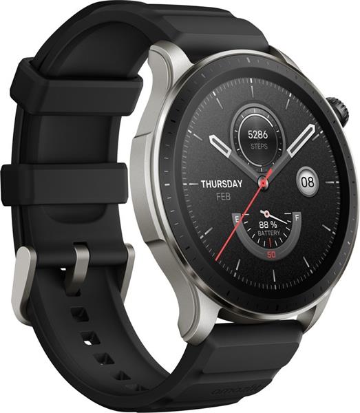 Grote foto amazfit gtr4 smartwatch speaker microfoon gps lange batterijduur kleding dames horloges