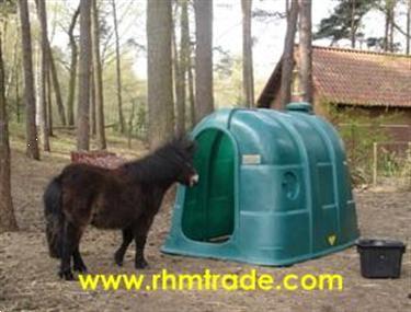 Grote foto kalverhut kalveriglo groen of wit voor 2 dieren dieren en toebehoren veeverblijven
