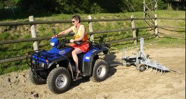 Grote foto manegevlakker voor auto quad trekker of paard dieren en toebehoren overige toebehoren