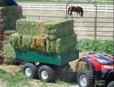 Grote foto quad kipwagen dubbelasser met scharnierklep tuin en terras werktuigen